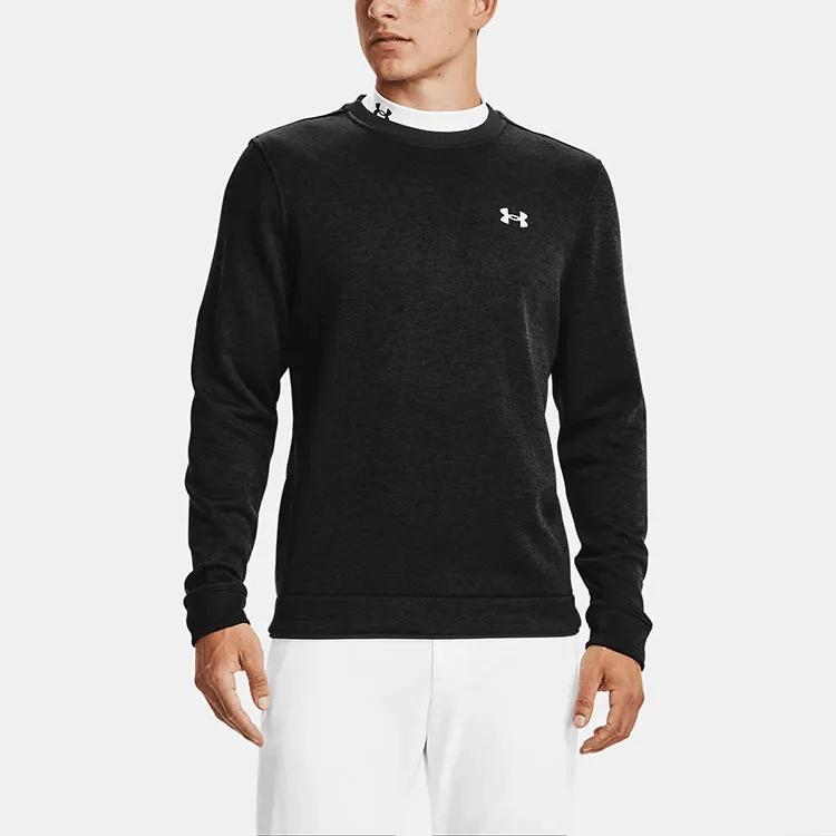 Under Armour Sweatshirts Men's Black Crew Neck Moderate Regular (Unisex) Sweatshirts 1360503 001