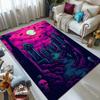 Halloween Theme Cemetery Pattern Carpet for Living Room Bedroom Bedside Floor Mat Cloakroom Sofa Area Rugs Home Decor