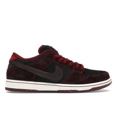RIOT Skateshop x Dunk Low Pro SB QS Махагон Темно-свекольный Мужские Кроссовки Красный Командно-красный Парусный FZ1289-200