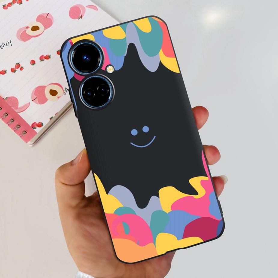 Чехол для Tecno Camon 19 Neo CH6i, новый модный окрашенный чехол, мягкий силиконовый чехол для телефона Tecno Camon 19 Pro 5G Camon19 Neo, бампер