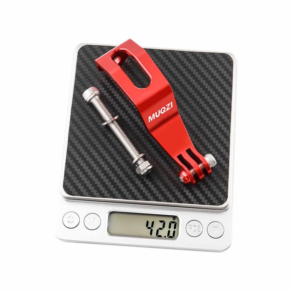 Portable Aluminum Alloy Bicycle Front Light Mount Bracket Adjustable Folding Bike Fork Holder for Brompton and Other Bikes