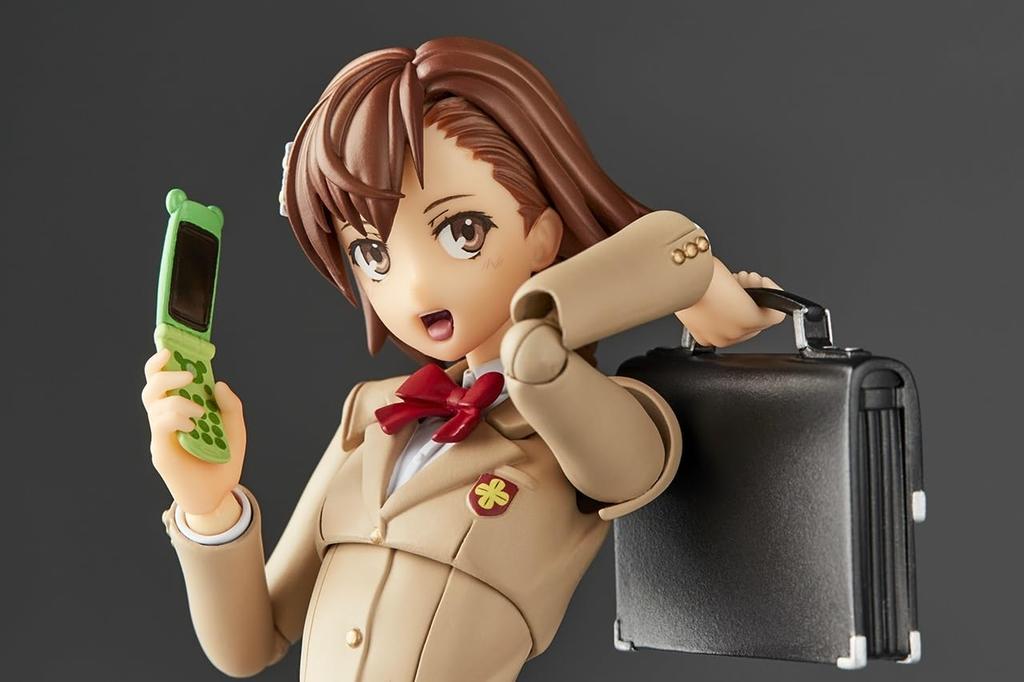 Revoltech Amazing Yamaguchi A Certain Scientific Railgun Misaka Mikoto Winter Uniform Ver.