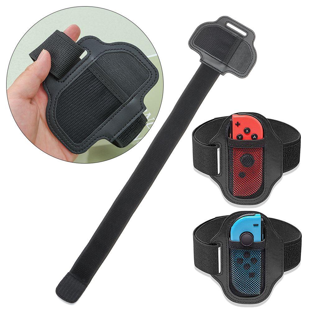 2PCS Sports Fit Adventure Breathable Game Handle Holder Leg Strap Elastic Band Ring Tie