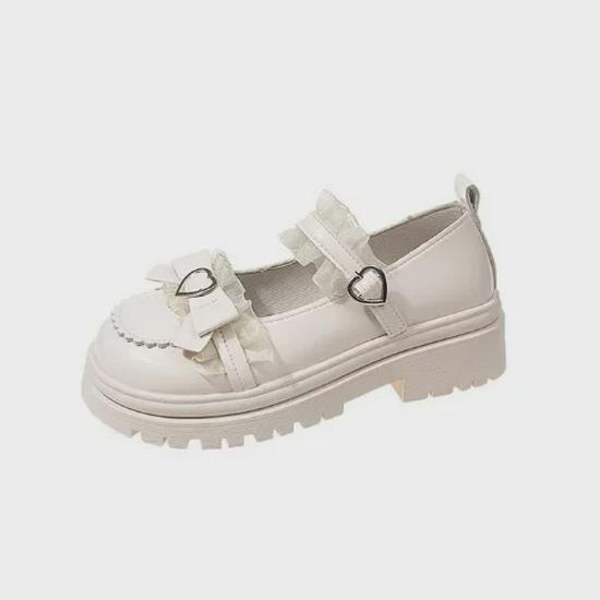 Женские французские туфли Мэри Джейн 2024 года: Универсальный стиль на весну/осень, идеально подходит к юбкам - модные кожаные балетки.