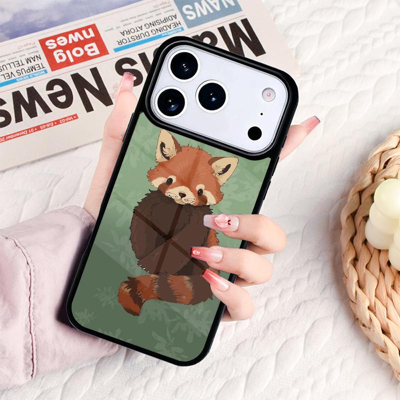 Red Panda Phone Case For IPhone 17 16e 15 14 13 12 11 Pro Max Air Mini Soft Protective Cover