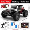 16101 Pro 1:16 75 км/ч 4WD Радиоуправляемая машина со светодиодной подсветкой 2.4G Пульт Дистанционного Управления Машины Высокоскоростной Дрифт Монстр-Трак для Детей Подарок