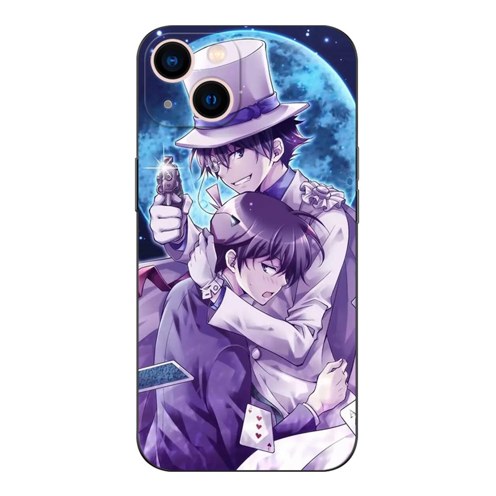 Черный чехол TPU для Xiaomi POCO M4 X4 C40 Pro 4G 5G X3 NFC 5G F3 F4 GT Kaito Kid