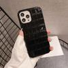 Креативный получехол для iPhone14 13 противоударный 12 кожаный чехол с узором крокодила, подходит для чехла для телефона Apple 15promax