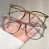 Retro Ultra-light Glasses Anti-blue Light Flat Glasses Female Fashion Exquisite Casual Transparent Frame Flat Light Glasses