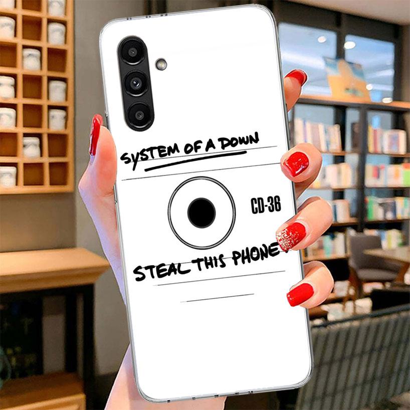 Чехол для телефона System Of A Down для Samsung Galaxy A17 A37 A57 A16 A26 A36 A56 A15 A25 A35 A55 A14 A24 A34 A54 A13 A23 A33 A53 Galax