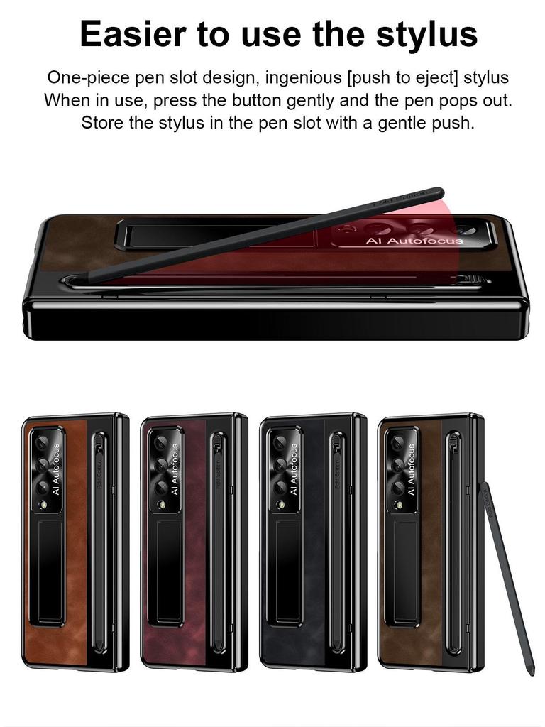 Чехол с полной защитой для Samsung Z Fold4/5/6/7: Включает чехол для ручки, пленочную петлю и защиту складного экрана.