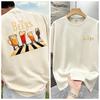 Humorous Beer Crossing Road Print On Cotton Unisexs Clothing Unisexs Tshirt Ideal For Summer Casual Outings And Parties T Shirt