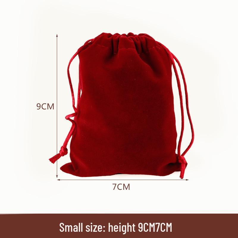 Lucky Bag Flannel and Brocade Jewelry Pouch