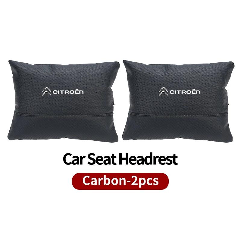 Car Seat Headrest Neck Pillow Support Cotton Protector Cushion For Citroen C5 C1 C2 C6 C4L DS3 DS4 DS5 C-Elysee Grand Berlingo CD0