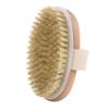 1PC Natural Bristle Body Brush - Exfoliating Wooden Massage Brush for Cellulite & Dead Skin - Wet/Dry Use - SPA Shower Brush