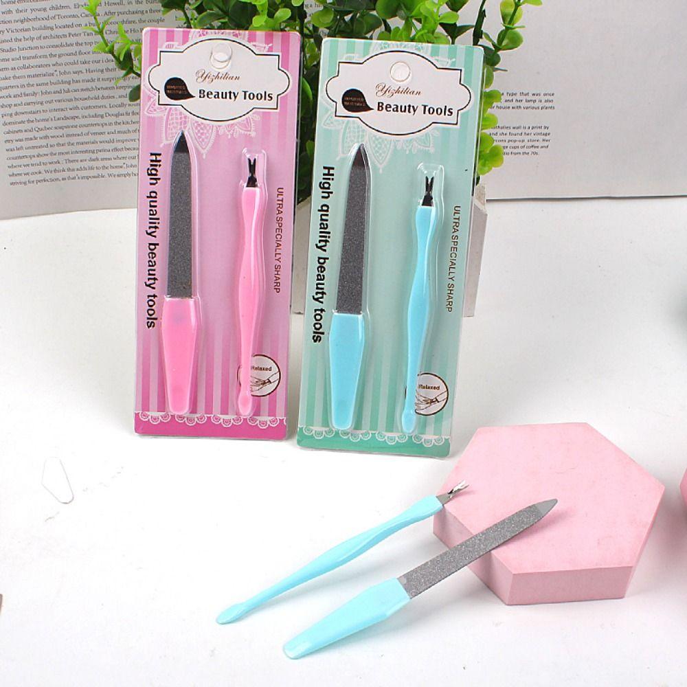 Double Sided Dead Skin Clippers Stainless Nail File Cuticle Remover Nail Trimming Tool