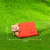 Kids Toy Camping Tiny Brown Bear Statue Resin Mini Animals Scene Model  Home Decoration