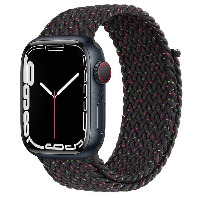 Ремешок для Apple Watch 44 мм 40 мм 45 мм 41 мм 42 мм ultra 49 мм correa Плетеный браслет Solo Loop Apple watch series 7 3 5 se 6 8