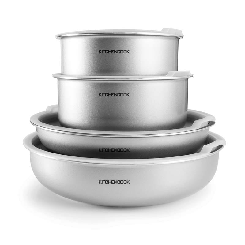 Kitchencook FLEX30 30-piece aluminum pot set with accessories
