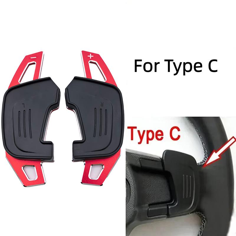 2026 Hot VOLKSWAGEN Car Steering Wheel Paddle Shift Extend Shifter Sticker For VW Golf 7 GTI MK7 GTE GTD RLINE Volkswage POLO Sc zf6