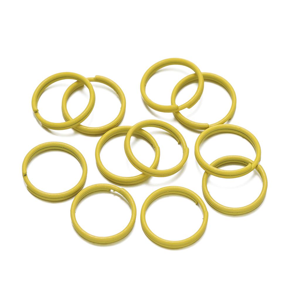 200pcs/lot 8mm 10mm Colorful Open Jump Rings Findings Double Circle Loop Jump Ring Connector For DIY Jewelry Making