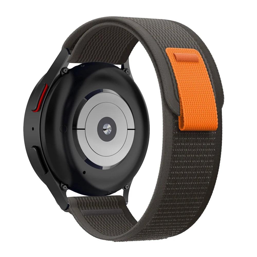 Нейлоновый ремешок-петля 20 мм 22 мм для Samsung Galaxy Watch7 FE 6 4 Classic 5 pro 45 мм 44 мм 40 мм 43 мм 47 мм Ремешок Galaxy Watch6 7 Браслет