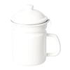 Pearl Metal Painted Finish Oil Pot, 1.1L, Enamel, Blanc Kitchen, HB-3678