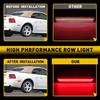 2pcs Smoked Lens LED Rear Side Marker Red Light For 1999-2004 Ford Mustang