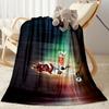 Player Celebrates Victory Moment Blanket Warmthful Decor Suitable for Picnics Office Chair Bed for All Occasions Modern Style