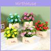 Roses Foam Plastic Artificial Flower Decorations With Art Basin Decor Interior