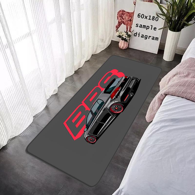 Entrance Doormat B-BBS Wheel Hub Balcony Rugs Living Room Carpet Foot Mats Bath Rug Floor Mat Ideal Gifts Non-slip House Decor