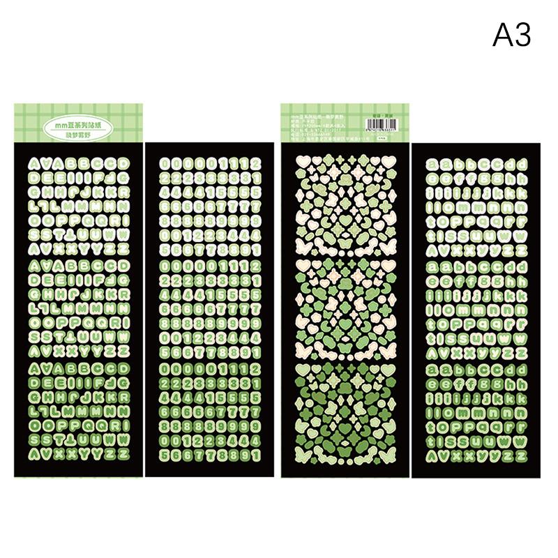 4Sheets Laser Bling Letter Gift Alphabet Sticker Decorate Photocard Scrapbooking Diy Photo Album Stationery Supplies Kid Sticker