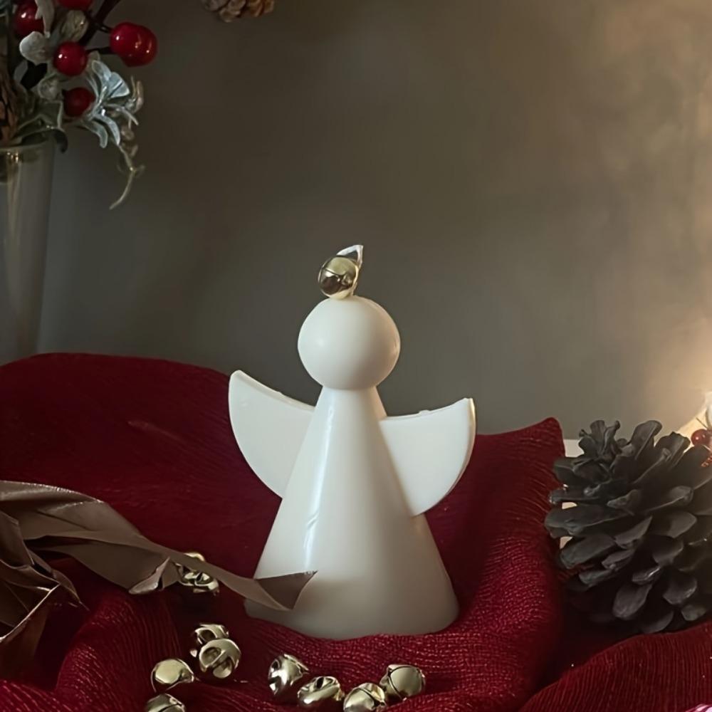 Силиконовая форма «Ангел» для свечей, смолы и бетона: Идеально подходит для создания украшений своими руками и домашнего декора.