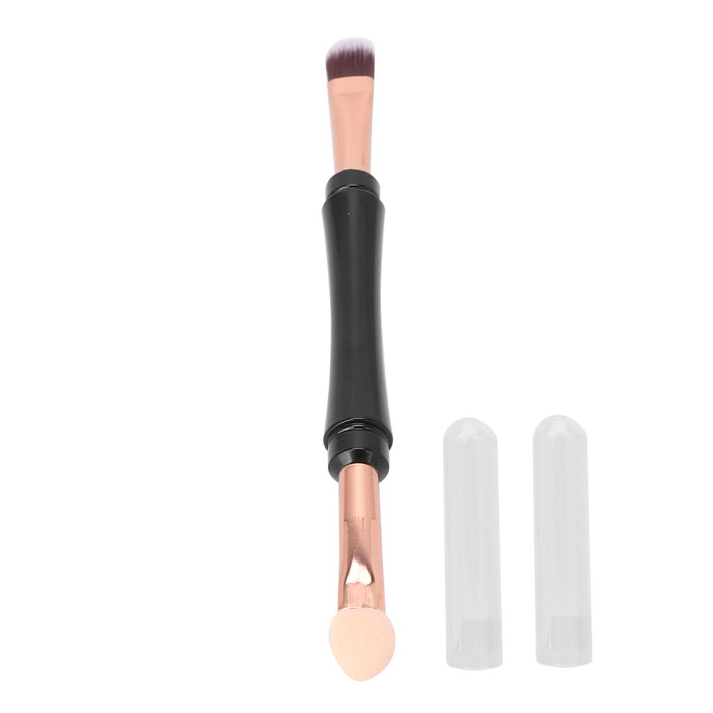 Кисть для теней для век, двухсторонняя, профессиональная, спонж-кисть для макияжа глаз, для начинающих