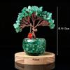 Natural crystal shake money fortune tree fish tank ornament office ornament lucky small ornament creative transshipment gift