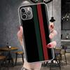 Роскошная Спортивная Линия Cool Stripes Мягкий Чехол Для Телефона Для IPhone 11 17 Air 16E 16 Pro Max 15 + 14 Plus 13 Mini 12 Apple 7 SE 8 Fundas