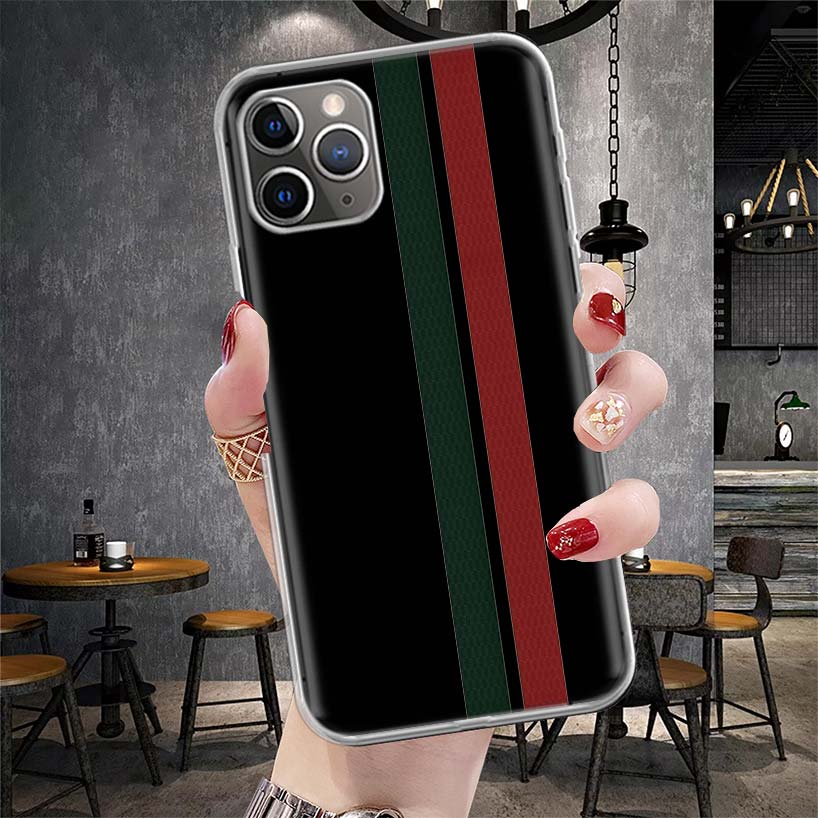 Роскошная Спортивная Линия Cool Stripes Мягкий Чехол Для Телефона Для IPhone 11 17 Air 16E 16 Pro Max 15 + 14 Plus 13 Mini 12 Apple 7 SE 8 Fundas