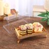 Butter Dish Food Tray Moon Decor Cookies Cake Display Stand Serving with Lid for