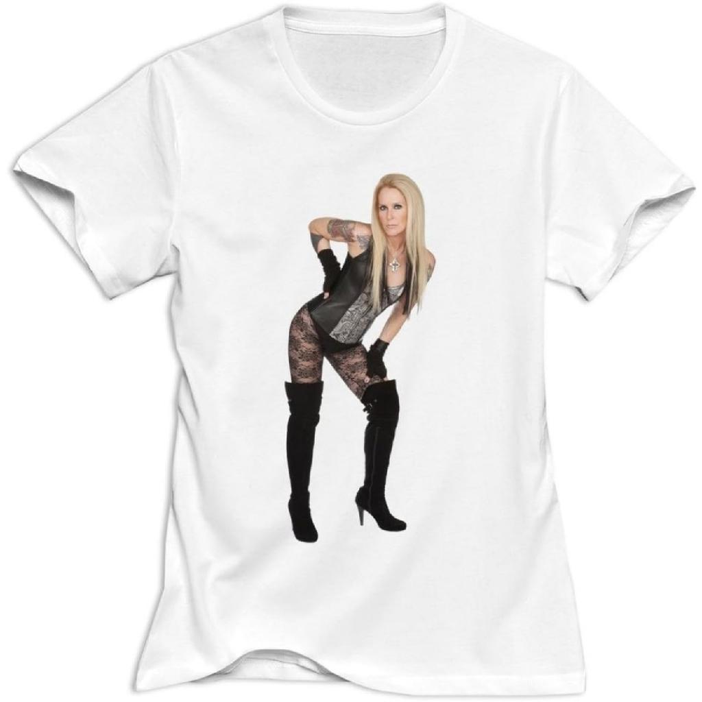 Sexy Lita Ford Slim Fit T-shirts For Female