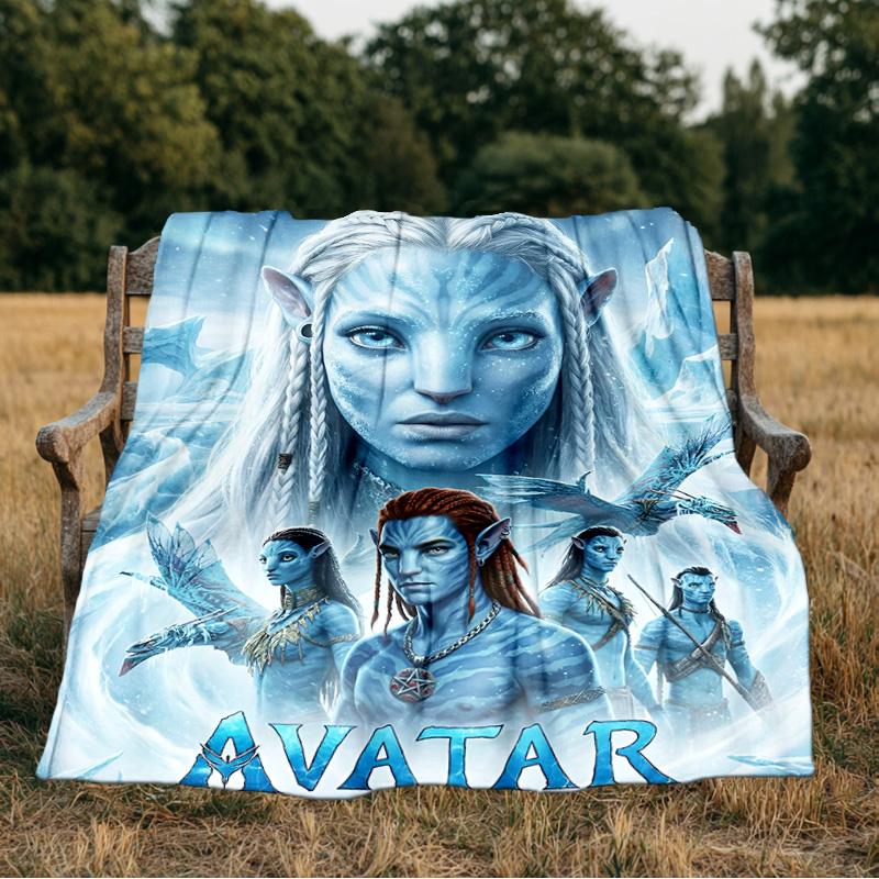 Fantasy Alien World Blanket Flannel Throw for Sofa, Indoor, Camping, Living Room, Office, Chair, And Bed Soft Birthday Gift