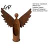 Decorative Candle Holder for Windowsill Rusted Angel Holder Vintage Metal Tealight Candelabra Garden Patio Ornament Decor Rustic Weather‑Resistant