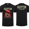 Vintage Rock Tops Retro Rock Band Leads A Tour Of The Mother Ship Led Zeppelin Tshirt With Cotton Loose Short Sleeves Unisex