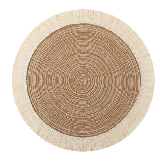 Скандинавские настольные салфетки круглые термостойкие подставки с бахромой под миски, подставки под чайник для сервировки обеденного стола