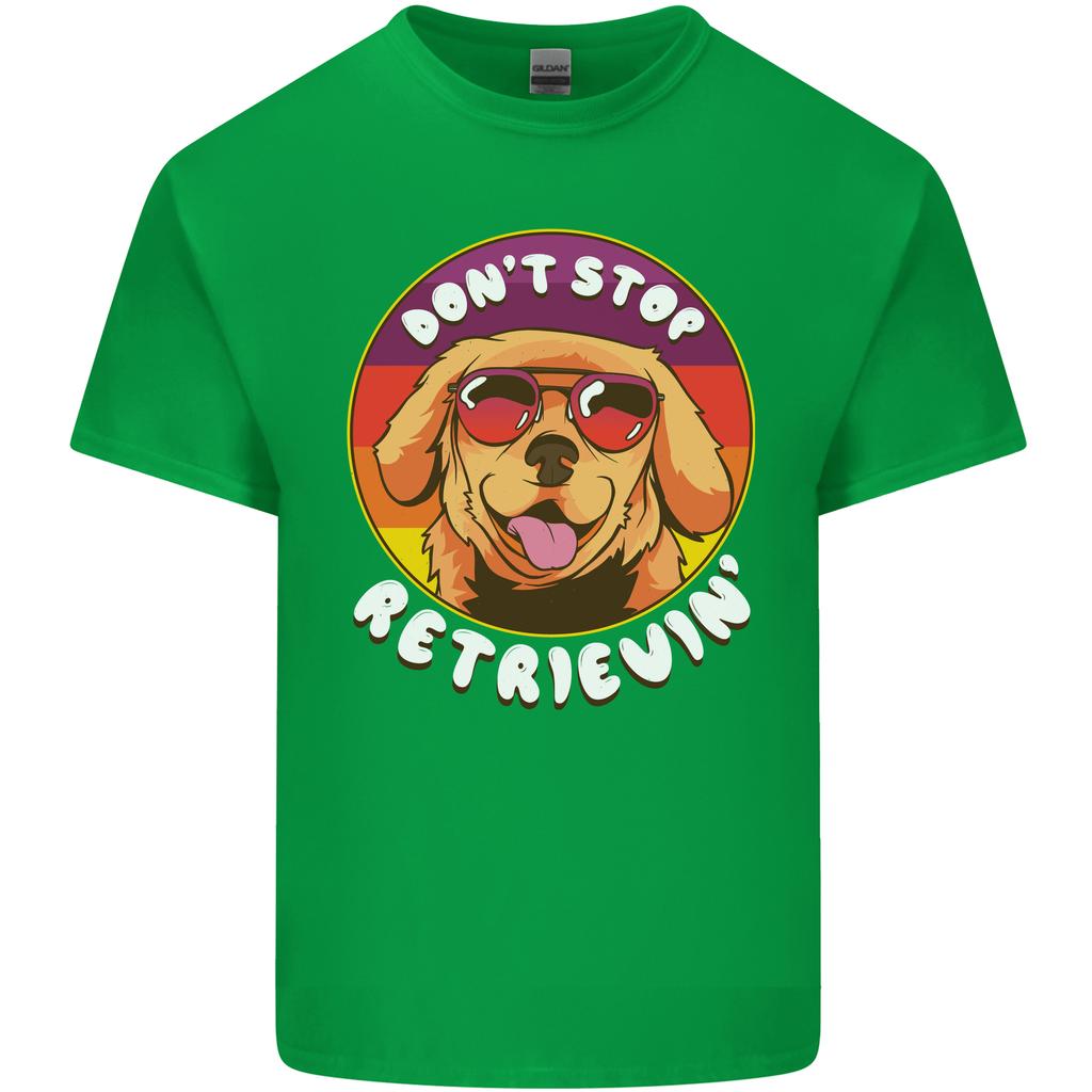 Dont Stop Retrieving Funny Golden Retriever Unisexs Light Cotton TShirt