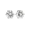 Jewelry PT900 Diamond Earrings Colorless Transparent Diamond Use 6 Claw Type [DIAMOND WORLD] Women's 0.30ct F/G