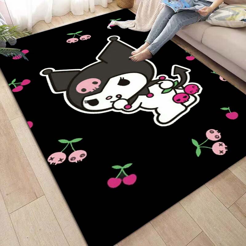 This Brand New (Kuromi) Rug Is Perfect for Home Décor and Can Be Used in Game Rooms, Bedrooms, Living Rooms and Other Spaces.2