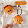 Cartoon Kawaii Hamburger Plush Doll Pendant Cute Plush Keychains Creative Funny Brooch Versatile Bag Decoration Toys Gifts