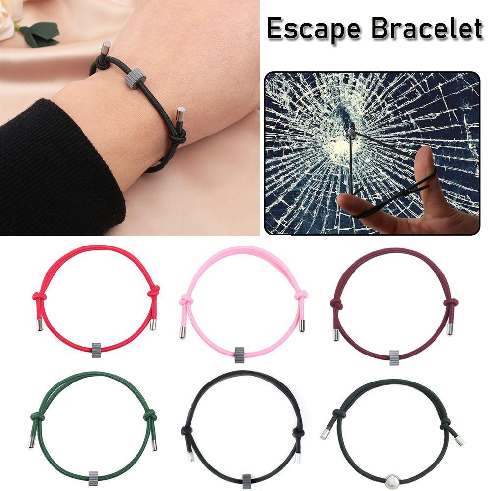 Твердосплавный шарик, инструмент для самоспасения, браслет для побега, автомобильный оконный выключатель, браслеты, ремешок на запястье для побега