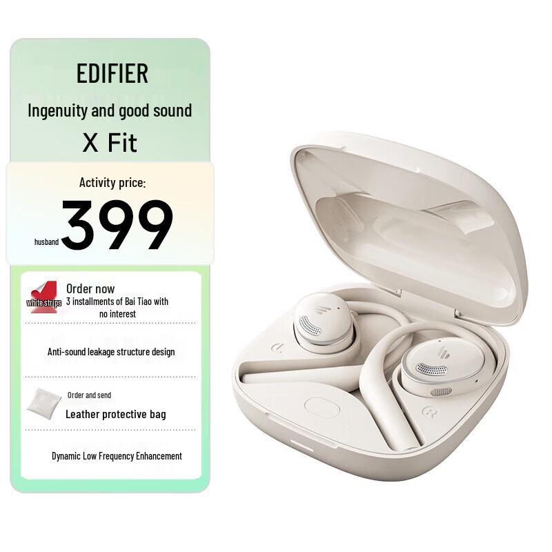 EDIFIER X Fit Open-Ear Bluetooth Sports Headphones