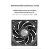 Thermalright TL-K12 12CM Case Fan PWM High-performance S-FDB V2 Bearing 5V/3PIN ARGB Quiet Cooling Fan